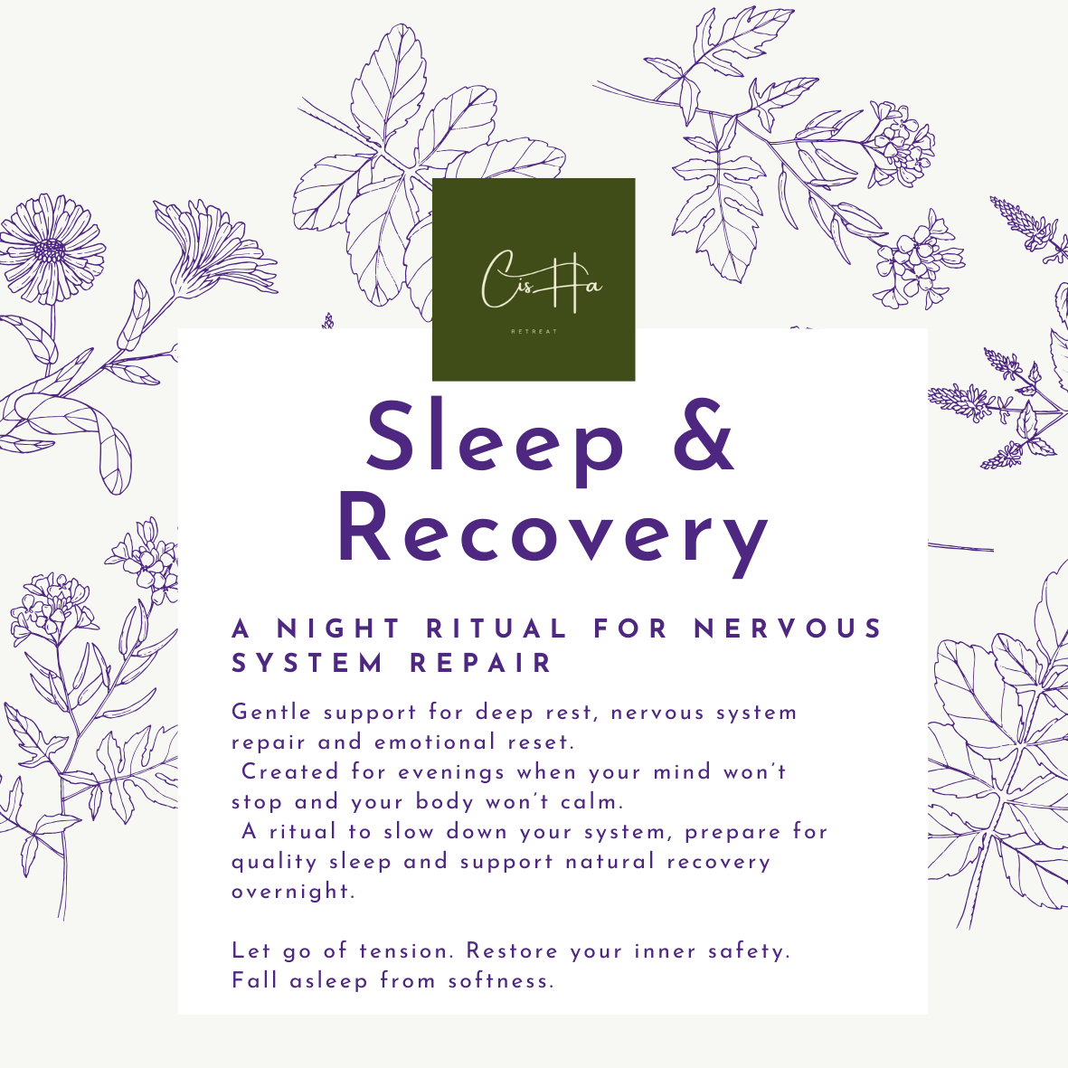 Sleep & Recovery – A Night Ritual for Nervous System Repair